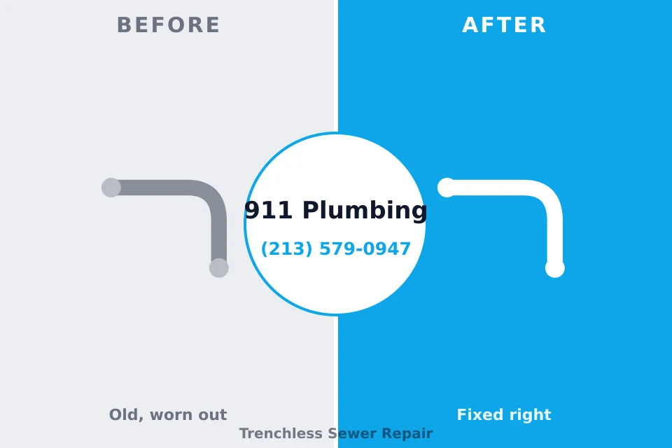 Before and after: plumbing company Berkeley, MO